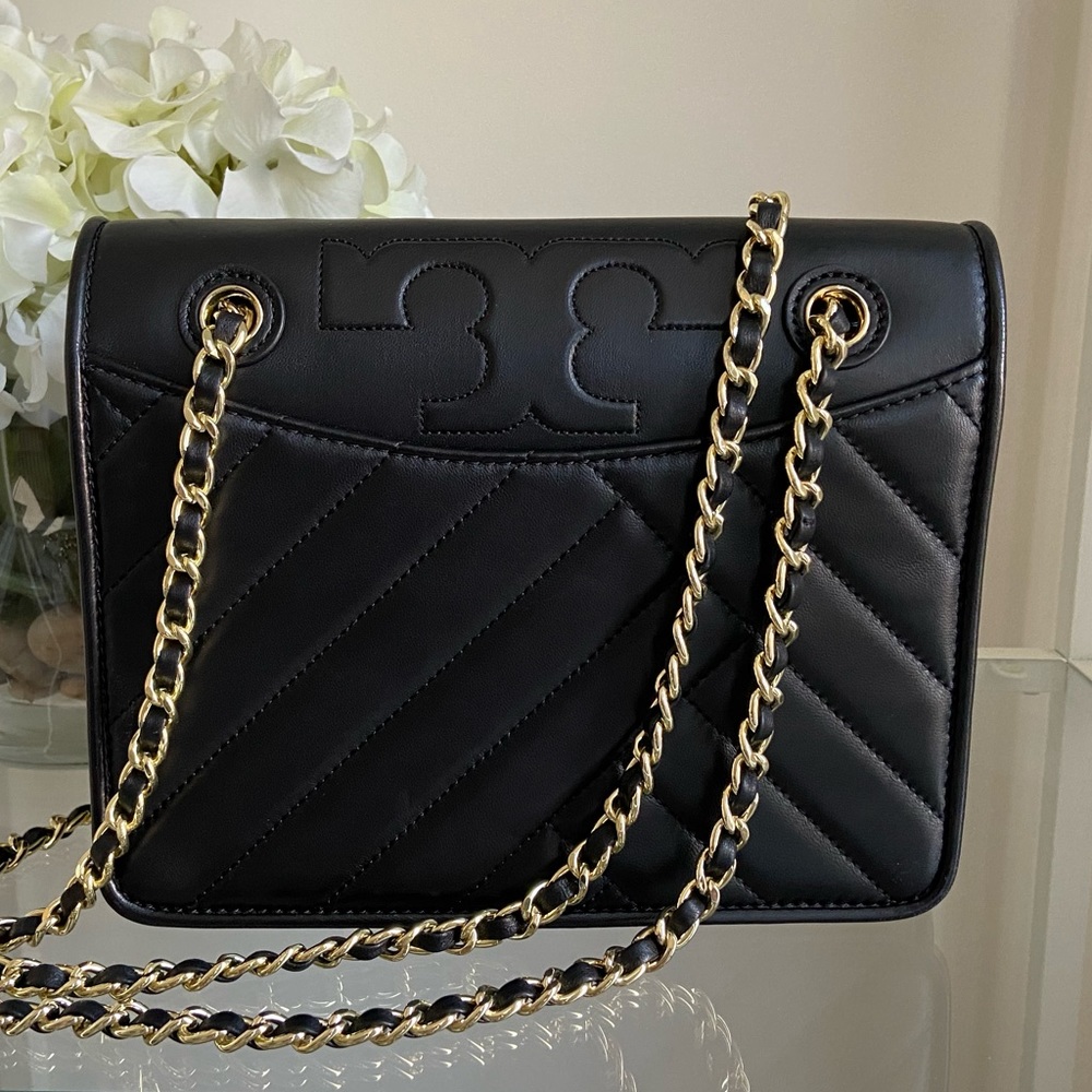 Tory Burch black shoulder purse